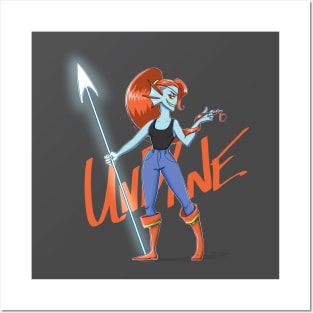 Undyne's Grafitti Posters and Art